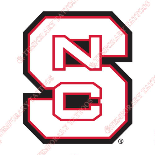 North Carolina State Wolfpack Customize Temporary Tattoos Stickers NO.5497